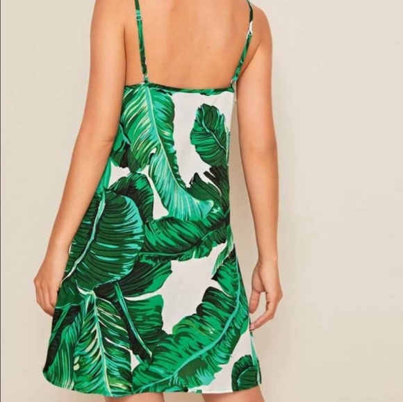 NWT Bundle Tropical leaf dress and bandeau bikini set never worn - Picture 5 of 5